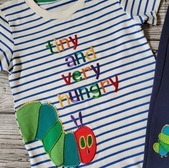 The Very Hungry Caterpillar T-Shirt and Pants Outfit NWT - Picture 8 of 10